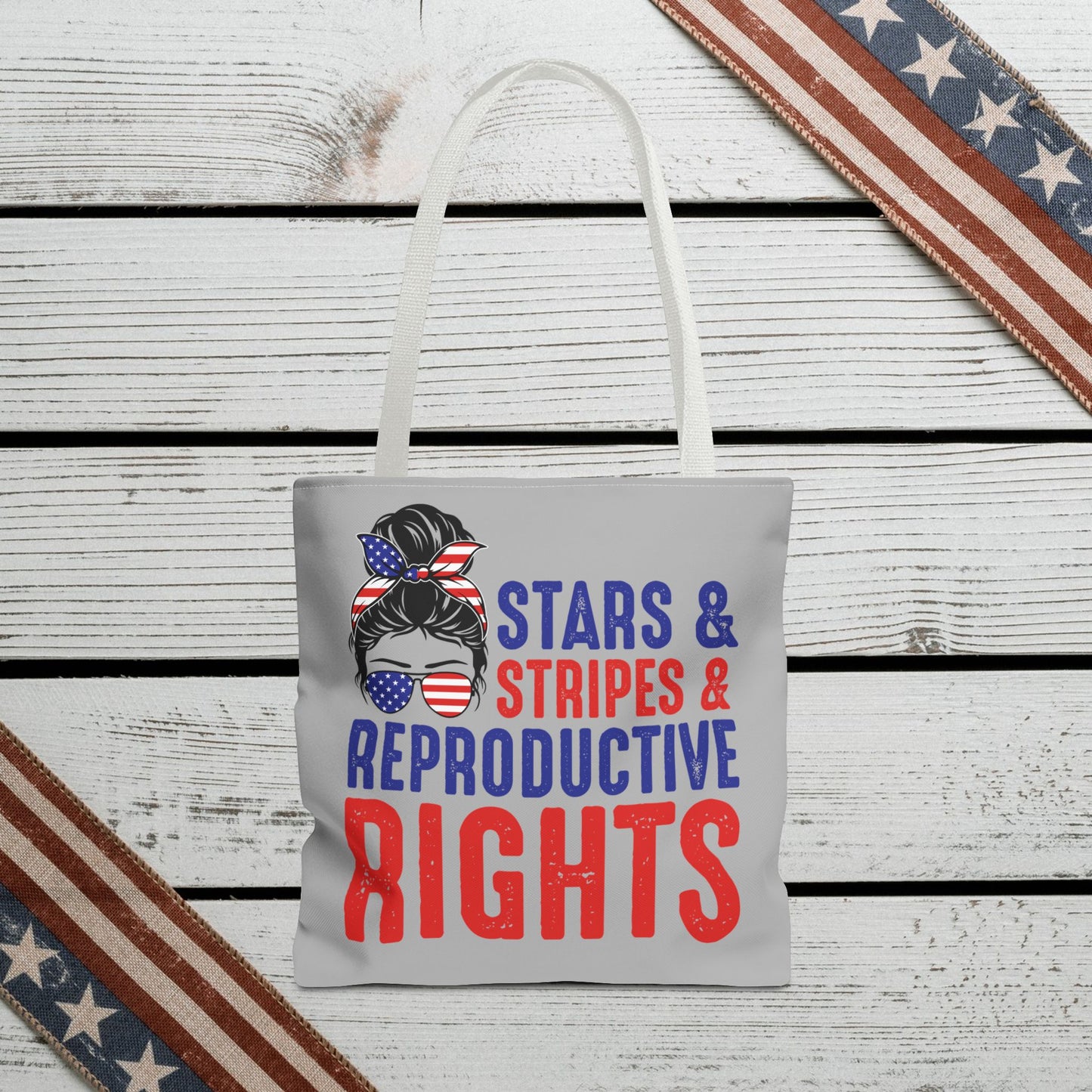The Ultimate Patriotic Tote Bag: Stars, Stripes & Reproductive Rights