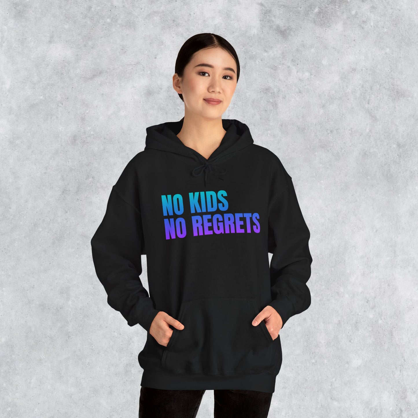Unisex Hoodie: No Kids No Regrets