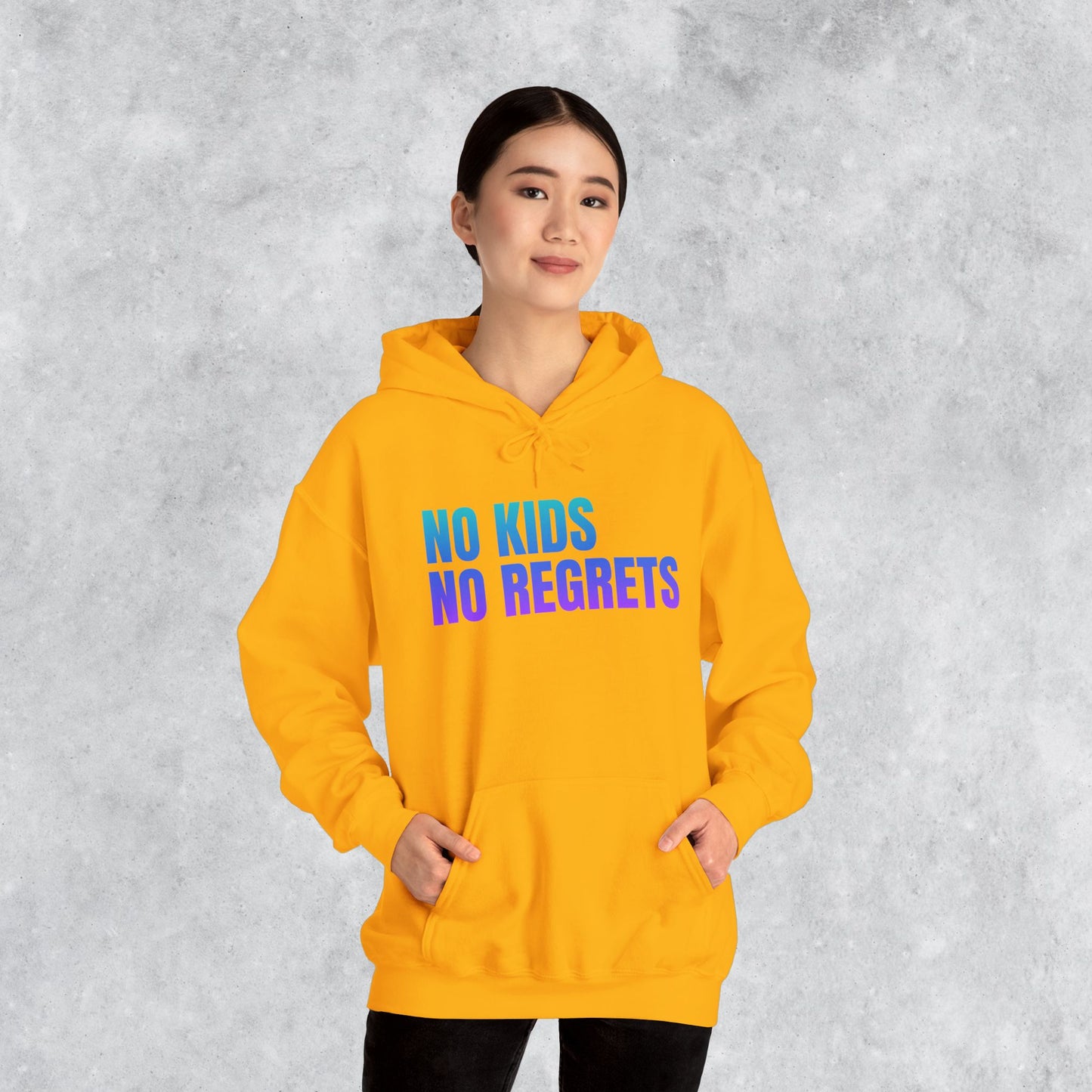 Unisex Hoodie: No Kids No Regrets