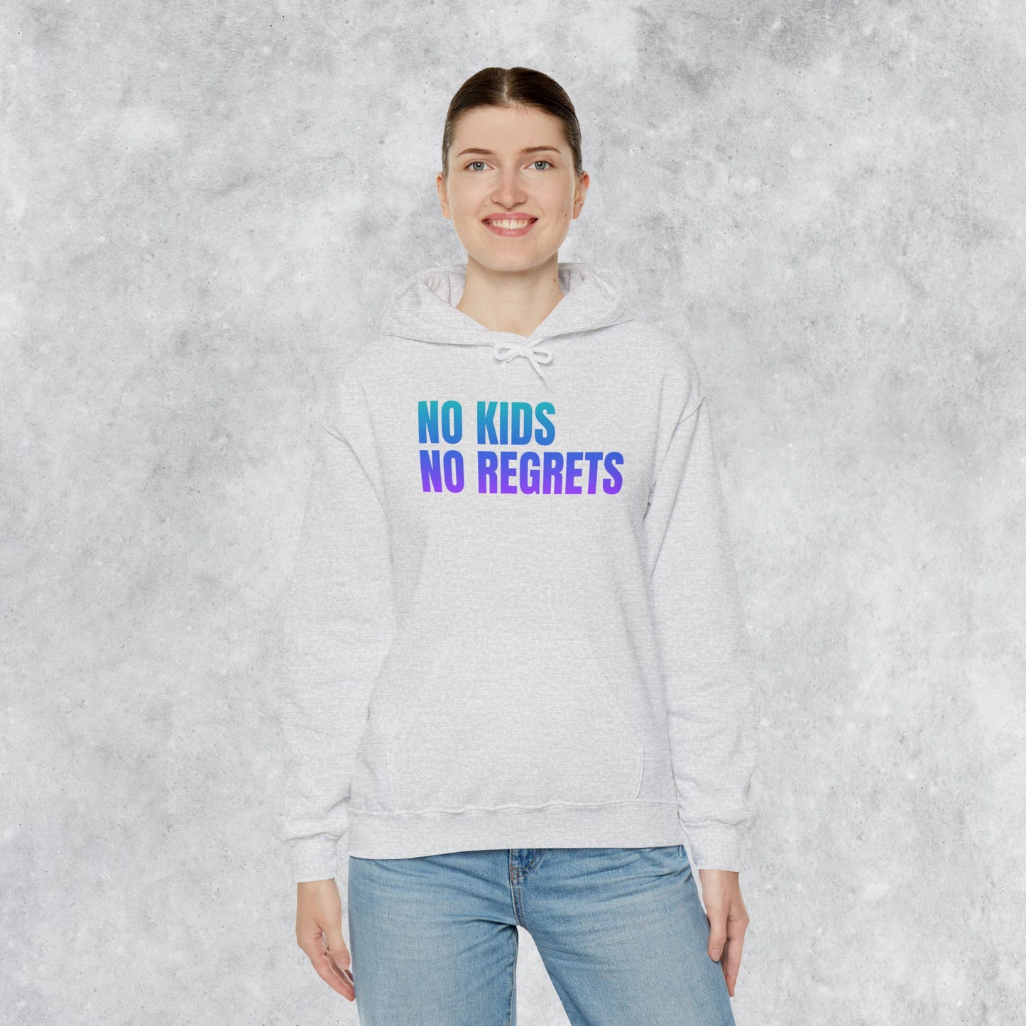 Unisex Hoodie: No Kids No Regrets