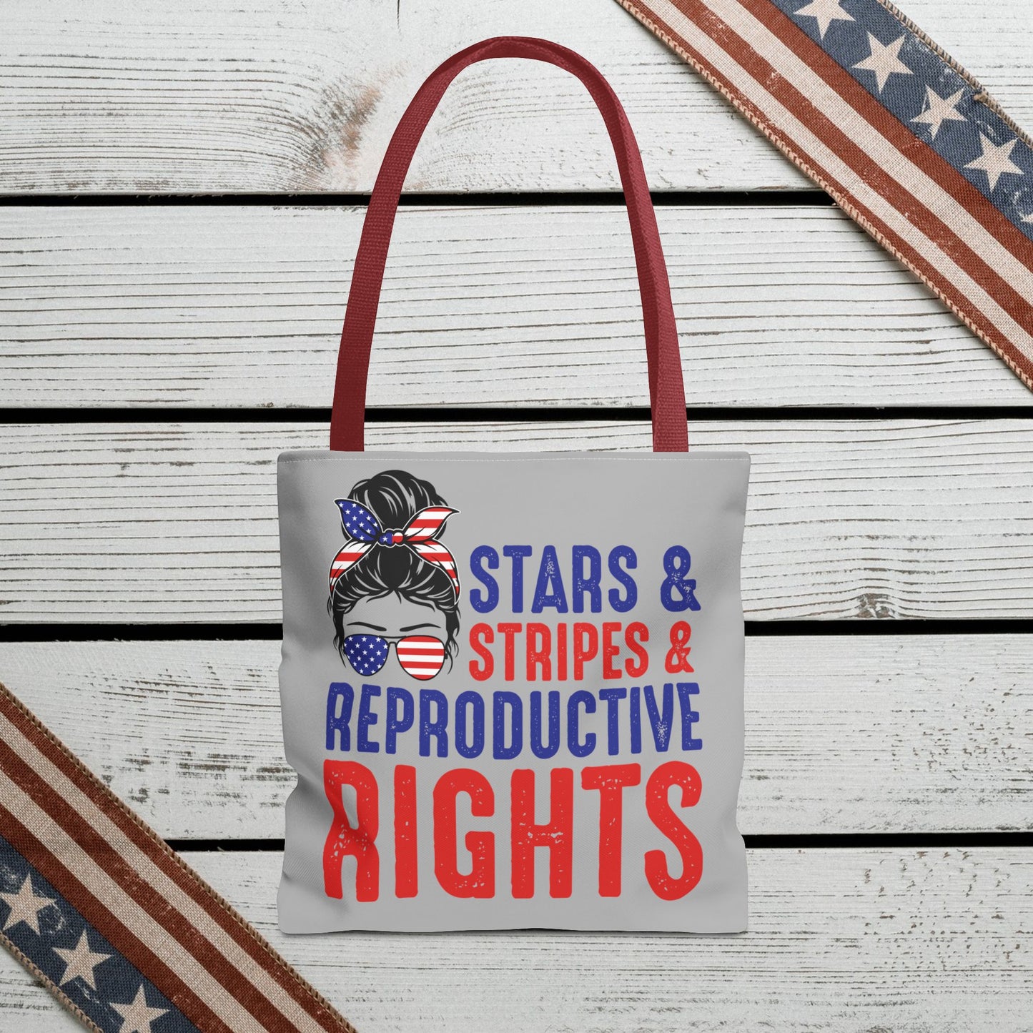 The Ultimate Patriotic Tote Bag: Stars, Stripes & Reproductive Rights