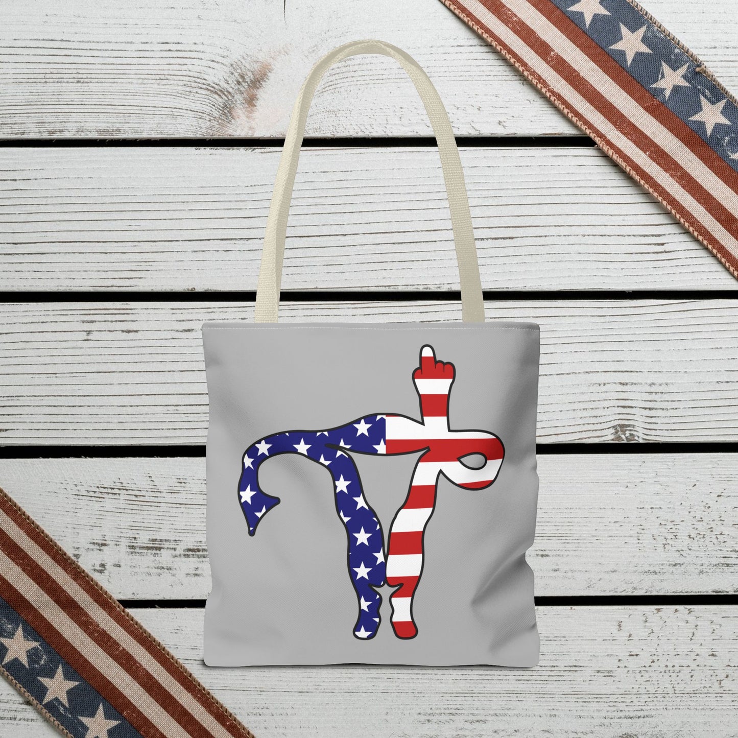 The Ultimate Patriotic Tote Bag: Stars, Stripes & Reproductive Rights