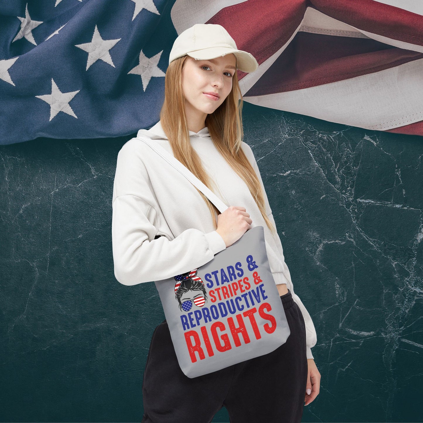 The Ultimate Patriotic Tote Bag: Stars, Stripes & Reproductive Rights