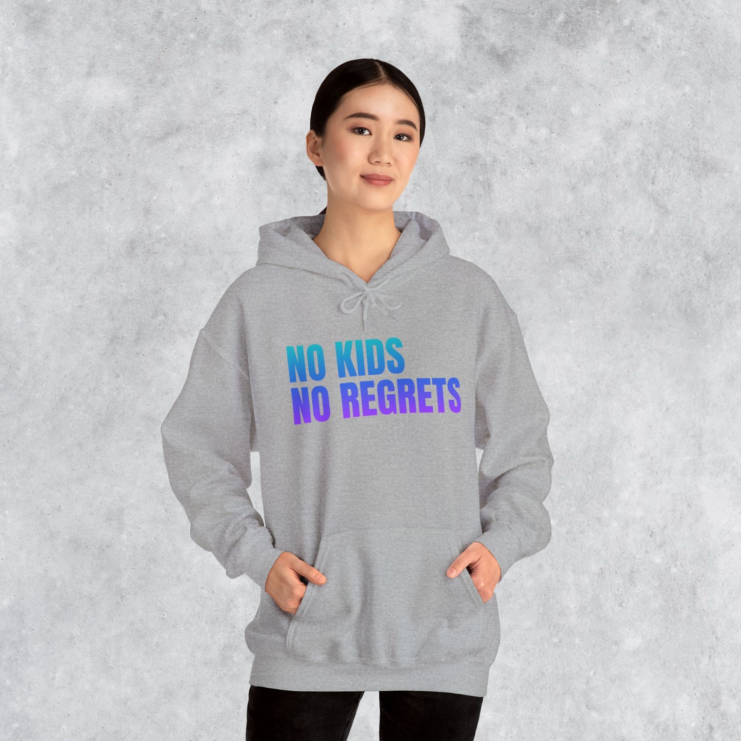 Unisex Hoodie: No Kids No Regrets