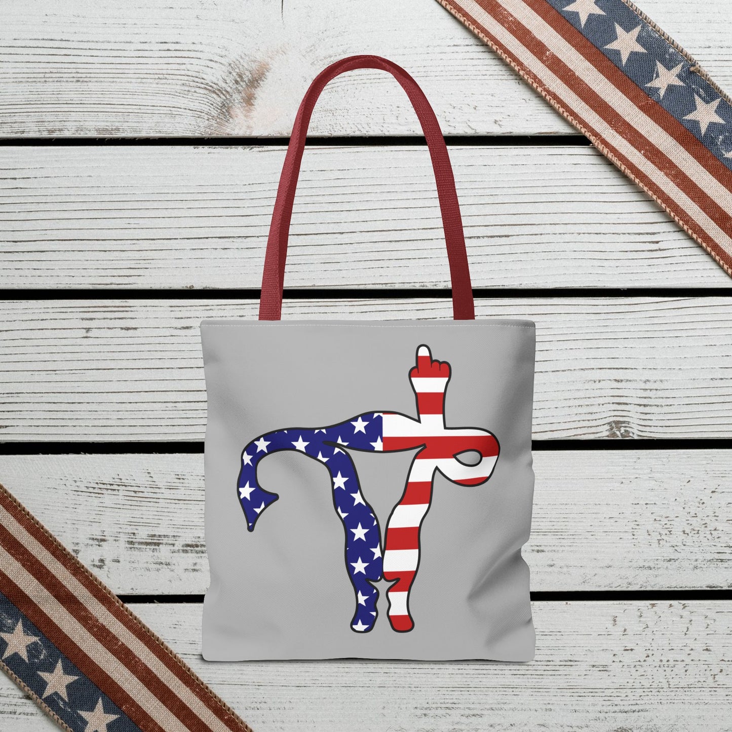 The Ultimate Patriotic Tote Bag: Stars, Stripes & Reproductive Rights