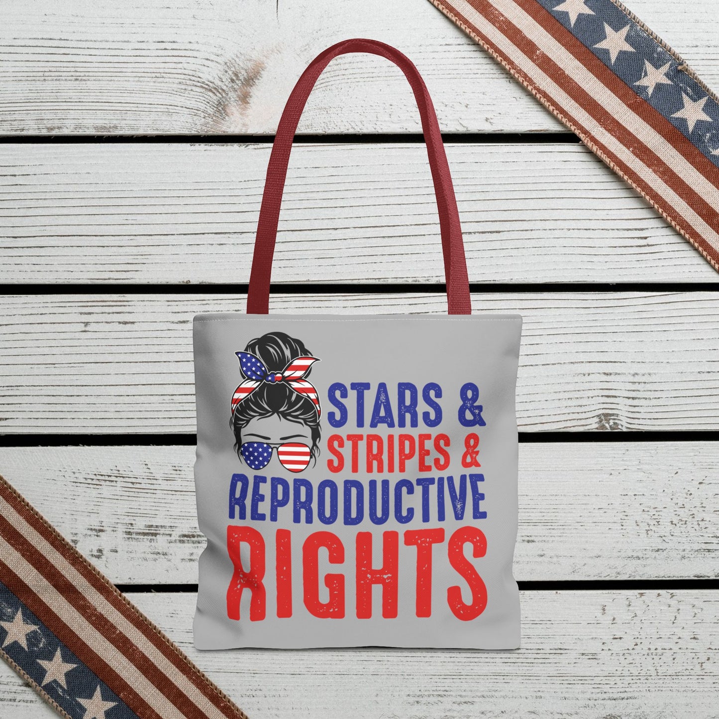 The Ultimate Patriotic Tote Bag: Stars, Stripes & Reproductive Rights