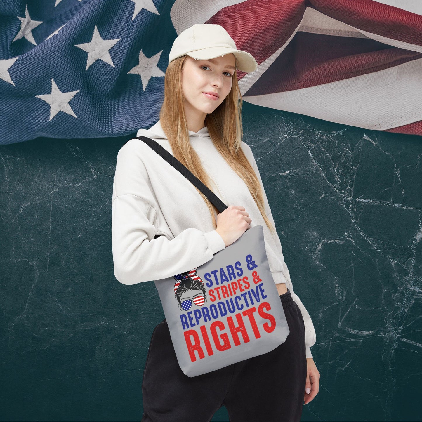 The Ultimate Patriotic Tote Bag: Stars, Stripes & Reproductive Rights