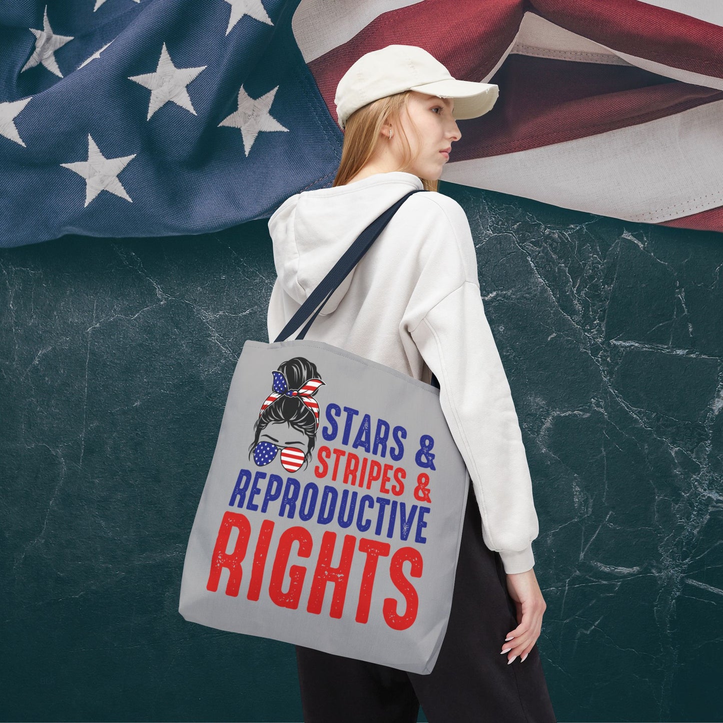 The Ultimate Patriotic Tote Bag: Stars, Stripes & Reproductive Rights