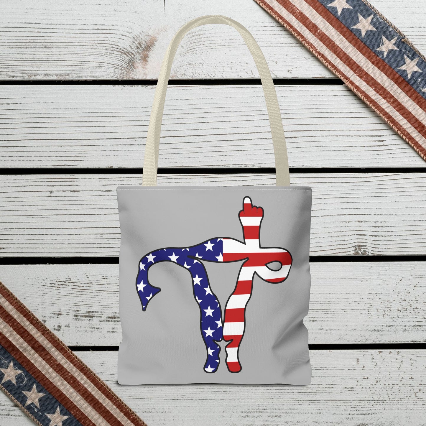 The Ultimate Patriotic Tote Bag: Stars, Stripes & Reproductive Rights