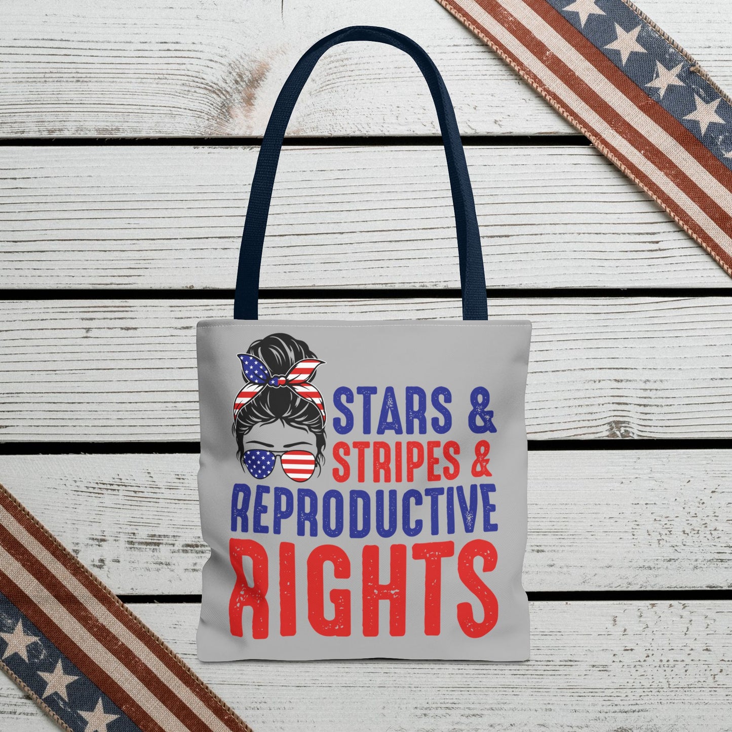 The Ultimate Patriotic Tote Bag: Stars, Stripes & Reproductive Rights