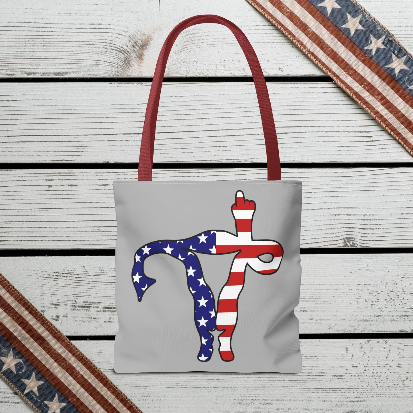 The Ultimate Patriotic Tote Bag: Stars, Stripes & Reproductive Rights