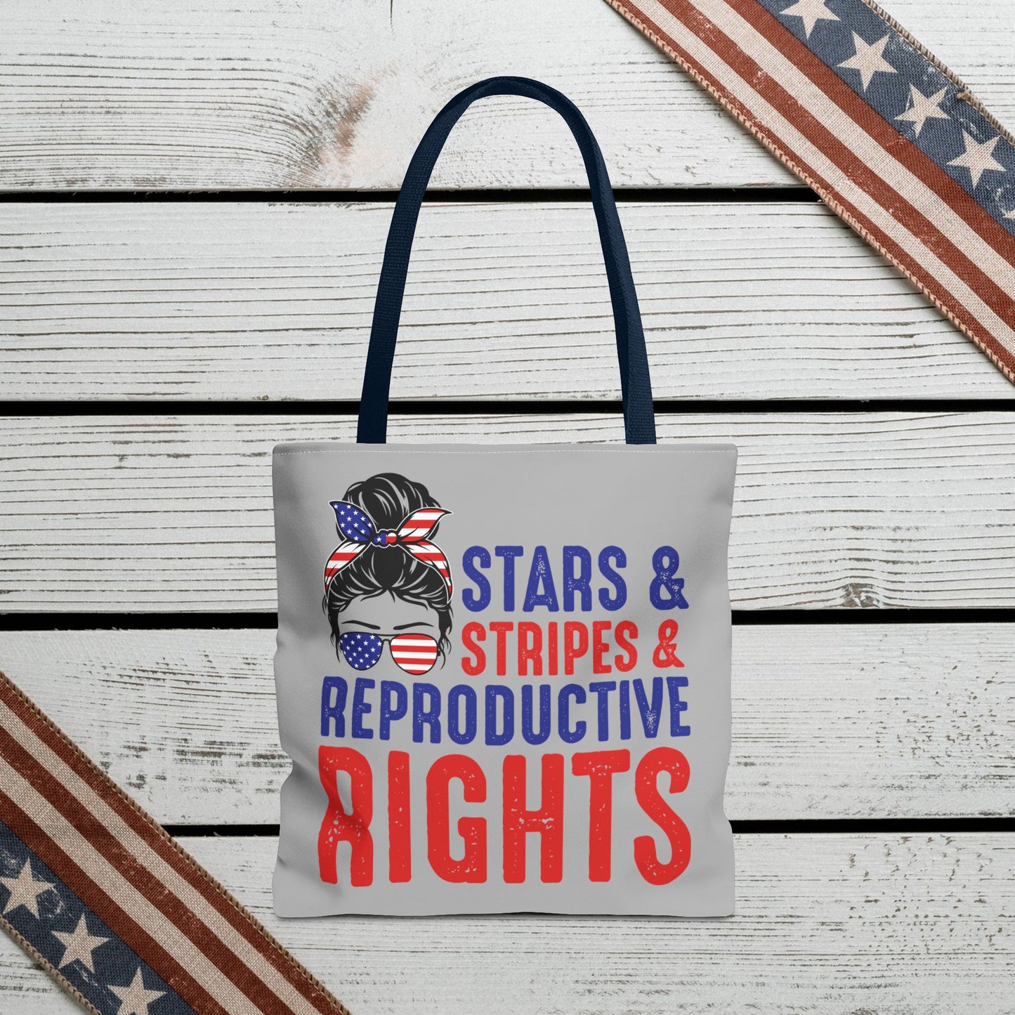 The Ultimate Patriotic Tote Bag: Stars, Stripes & Reproductive Rights