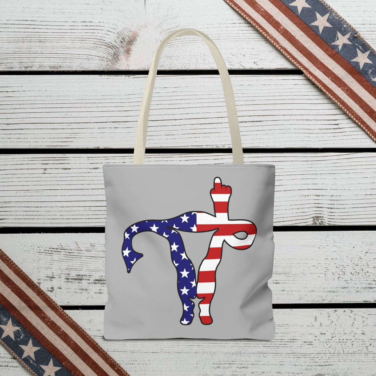 The Ultimate Patriotic Tote Bag: Stars, Stripes & Reproductive Rights