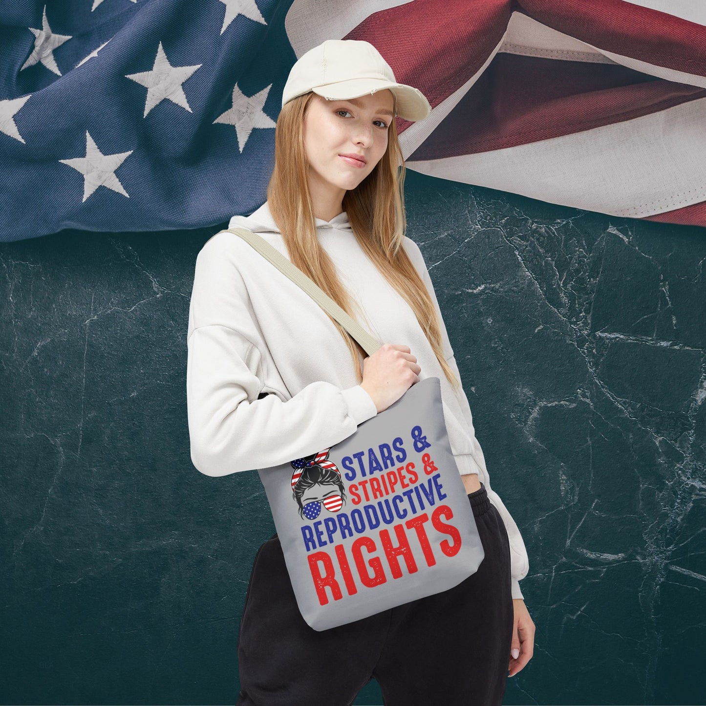The Ultimate Patriotic Tote Bag: Stars, Stripes & Reproductive Rights