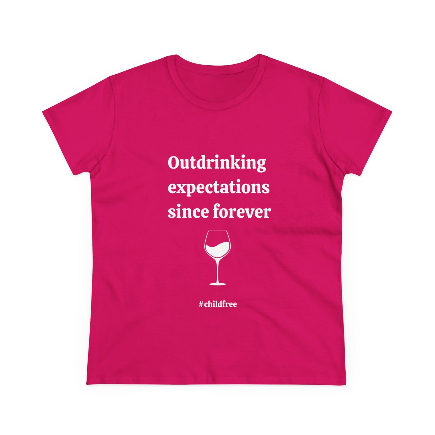 Midweight Cotton Tee: Outdrinking expectations since forever
