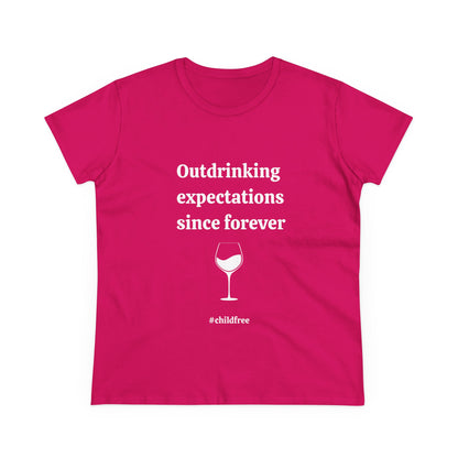 Midweight Cotton Tee: Outdrinking expectations since forever