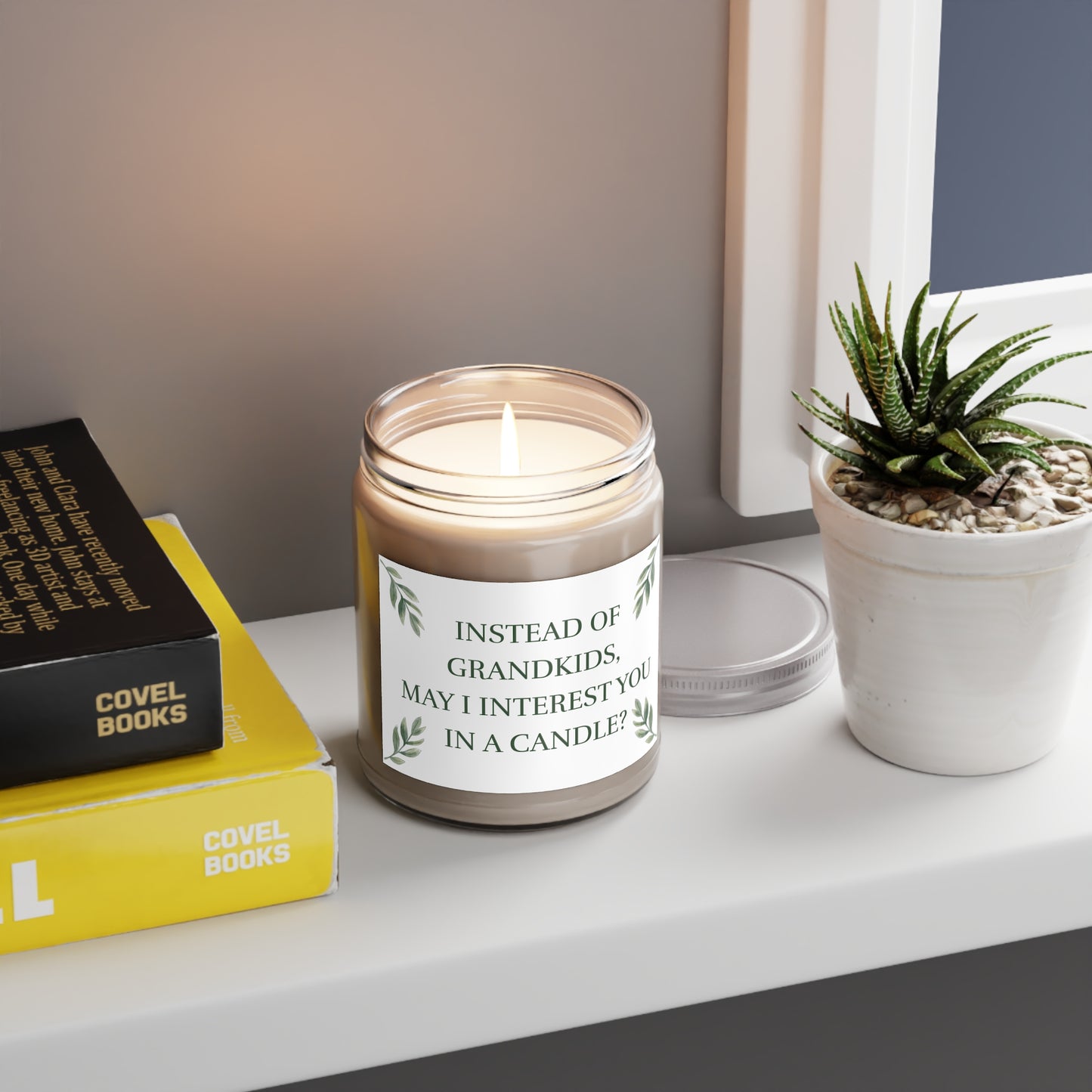 Funny Scented Candle: Instead of Grandkids, May i Interest You in a Candle ?