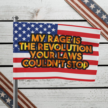 Flag: My Rage is The Revolution Your Laws Couldn't Stop