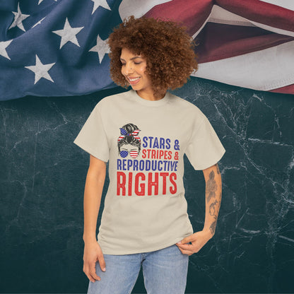 Independence Day T-shirt: Stars&Stripes, Reproductive Rights