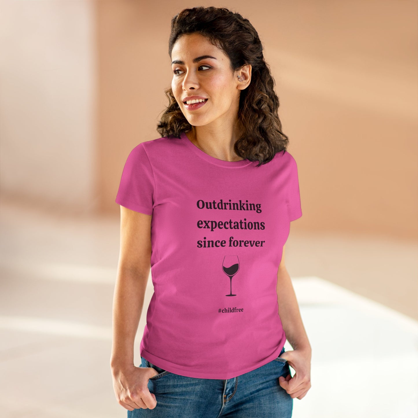 Midweight Cotton Tee: Outdrinking expectations since forever