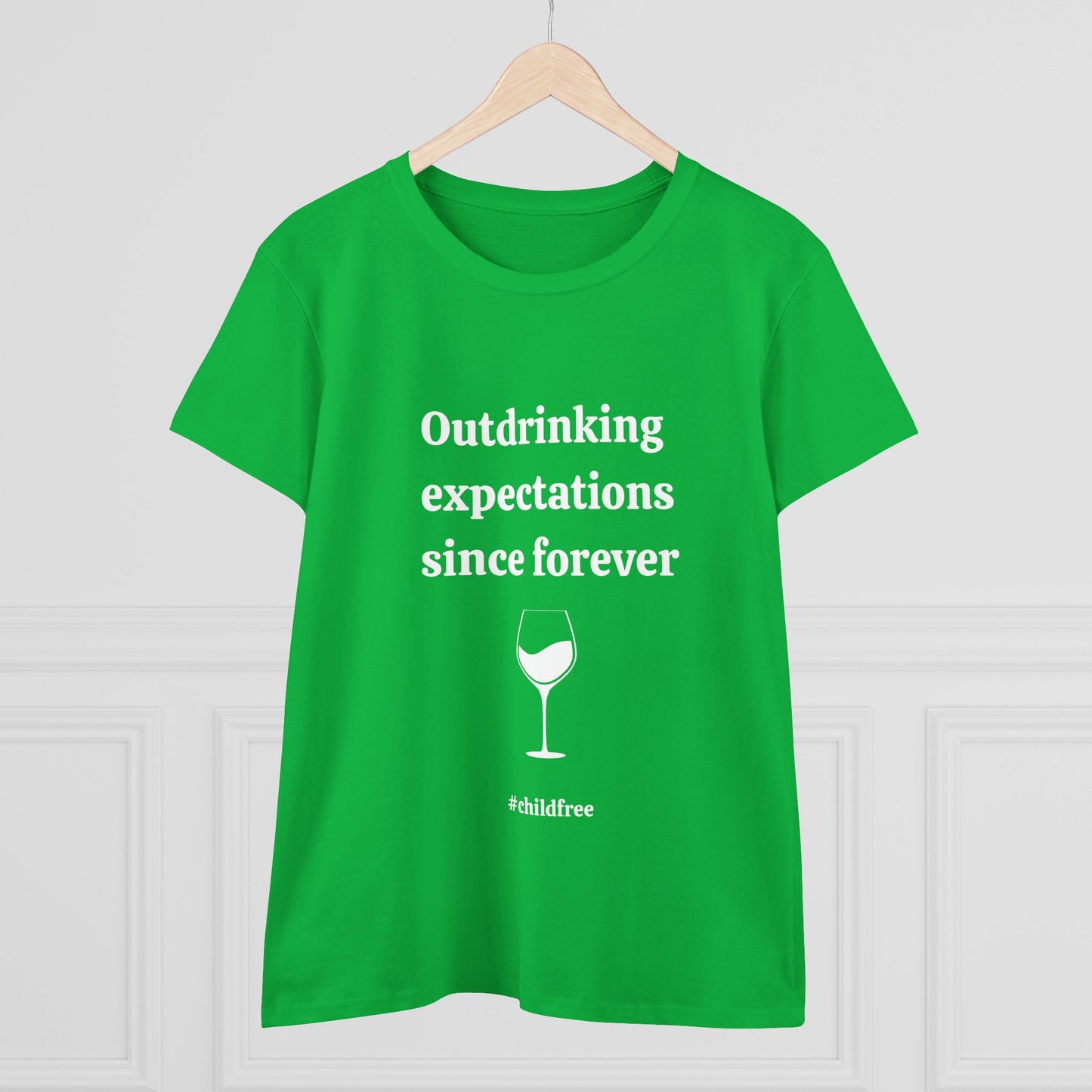 Midweight Cotton Tee: Outdrinking expectations since forever