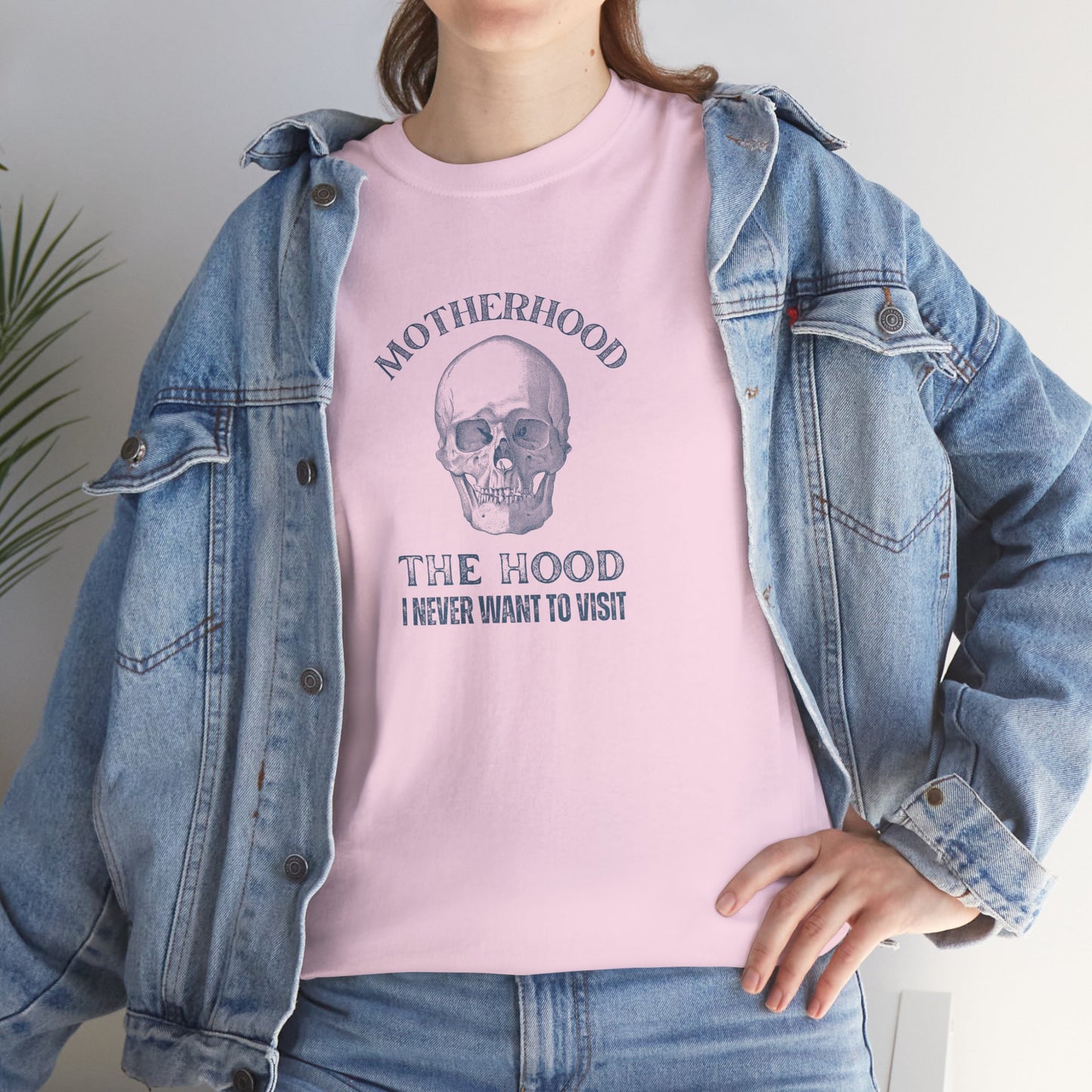 Sarcastic Childfree T-shirt: Motherhood - The Hood I Never Want to Visit