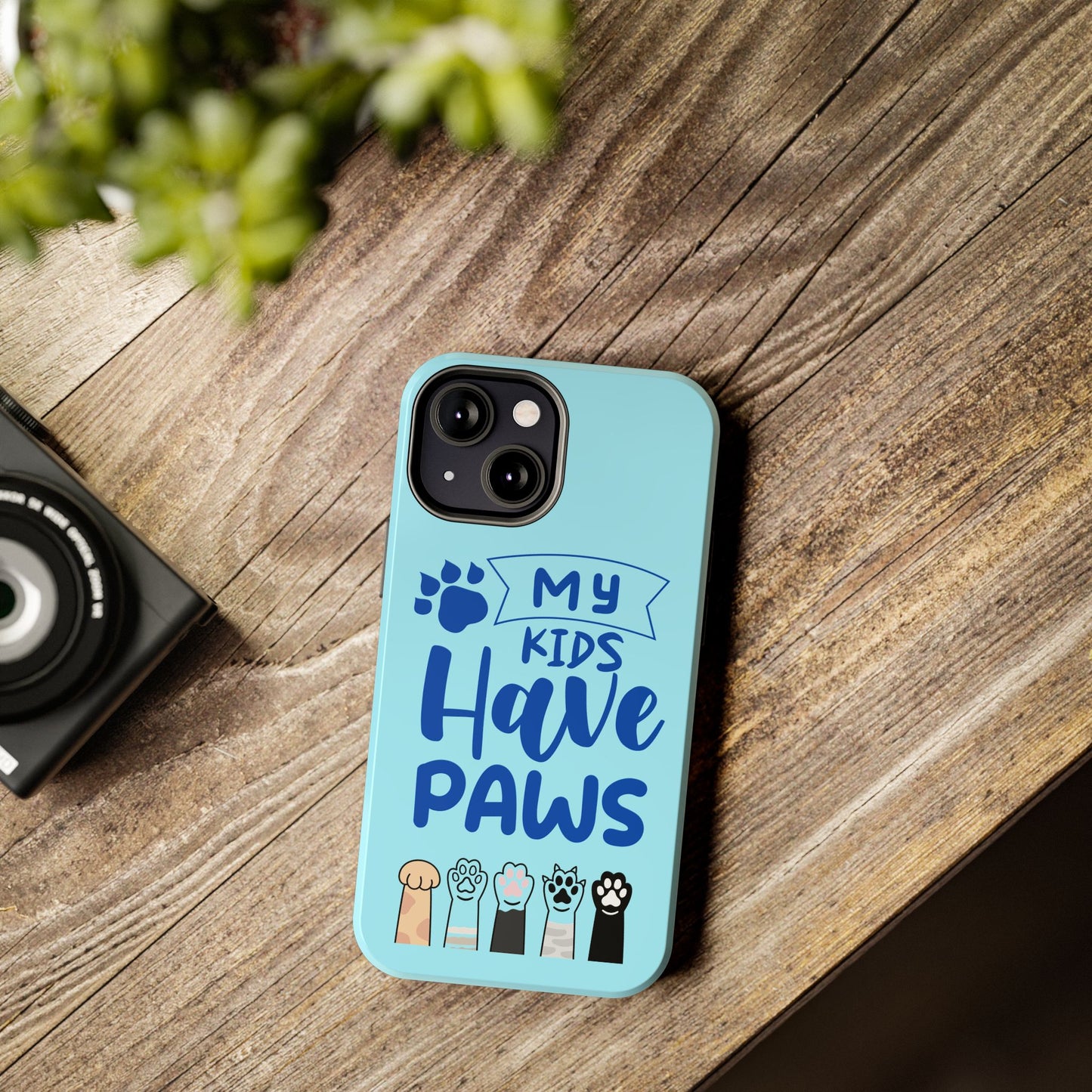 Funny iPhone Case: My Kids Have Paws