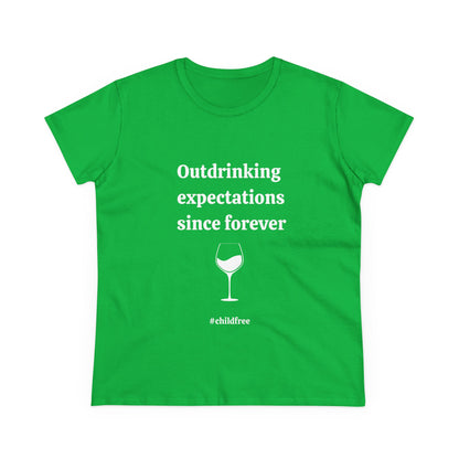 Midweight Cotton Tee: Outdrinking expectations since forever