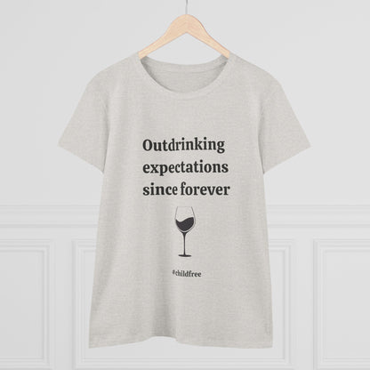 Midweight Cotton Tee: Outdrinking expectations since forever