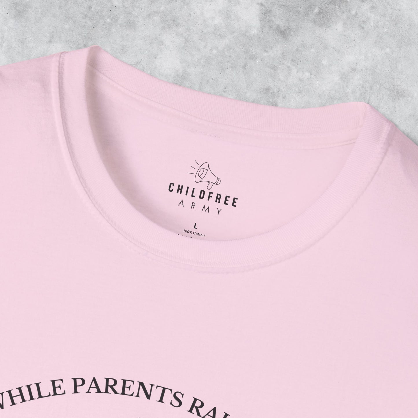 Funny T-shirt: While Parents Raise Kids I Raise a Glass