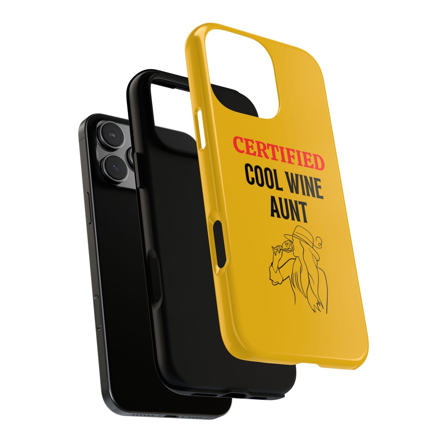 iPhone Case: Certified Cool Wine Aunt
