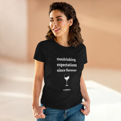 Midweight Cotton Tee: Outdrinking expectations since forever