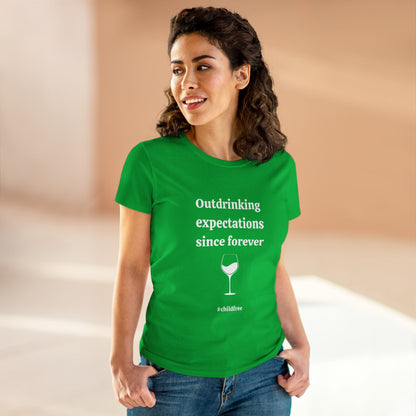 Midweight Cotton Tee: Outdrinking expectations since forever