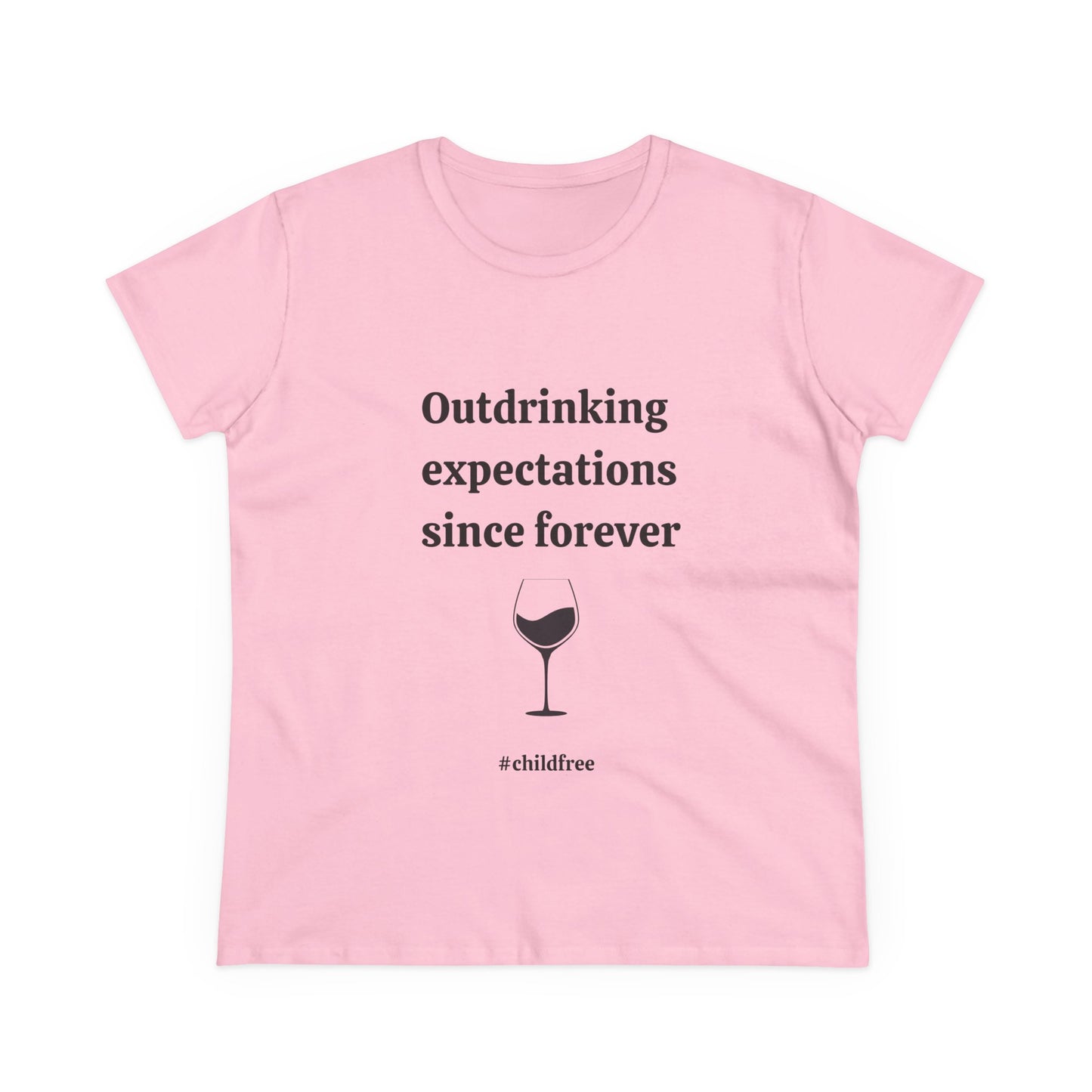 Midweight Cotton Tee: Outdrinking expectations since forever