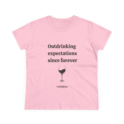 Midweight Cotton Tee: Outdrinking expectations since forever
