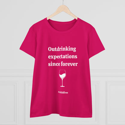 Midweight Cotton Tee: Outdrinking expectations since forever