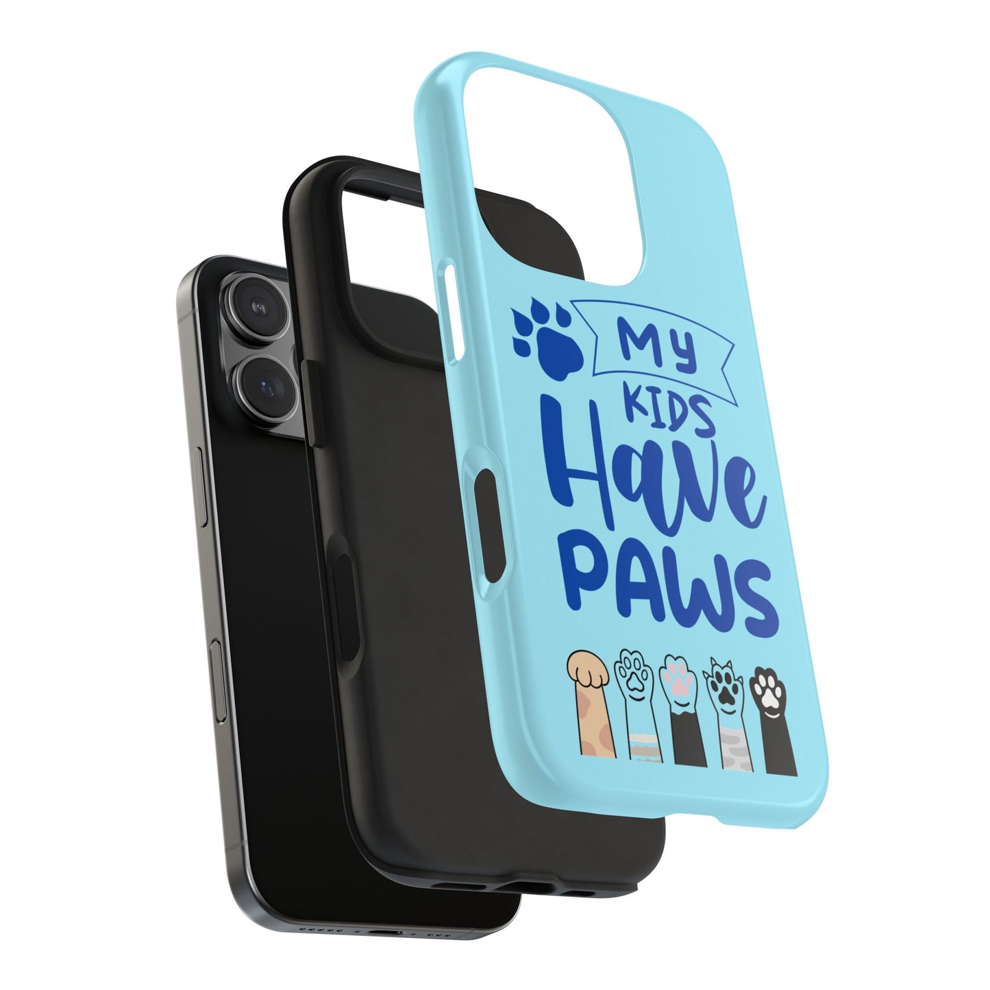 Funny iPhone Case: My Kids Have Paws