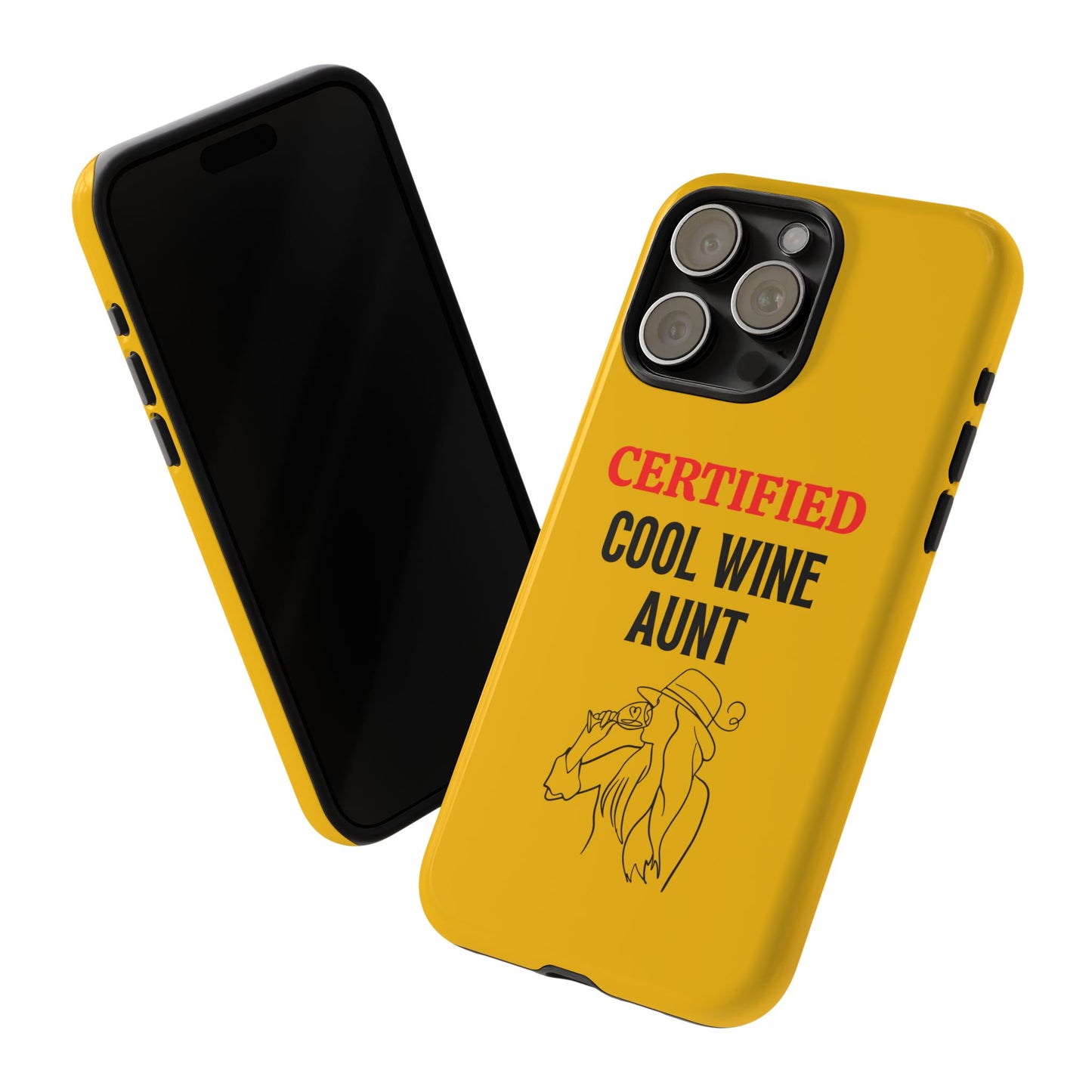 iPhone Case: Certified Cool Wine Aunt