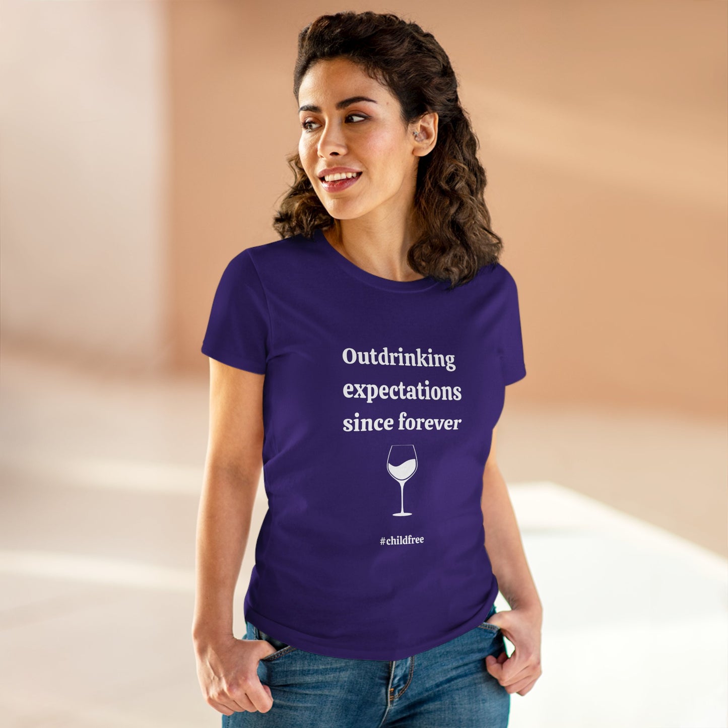 Midweight Cotton Tee: Outdrinking expectations since forever