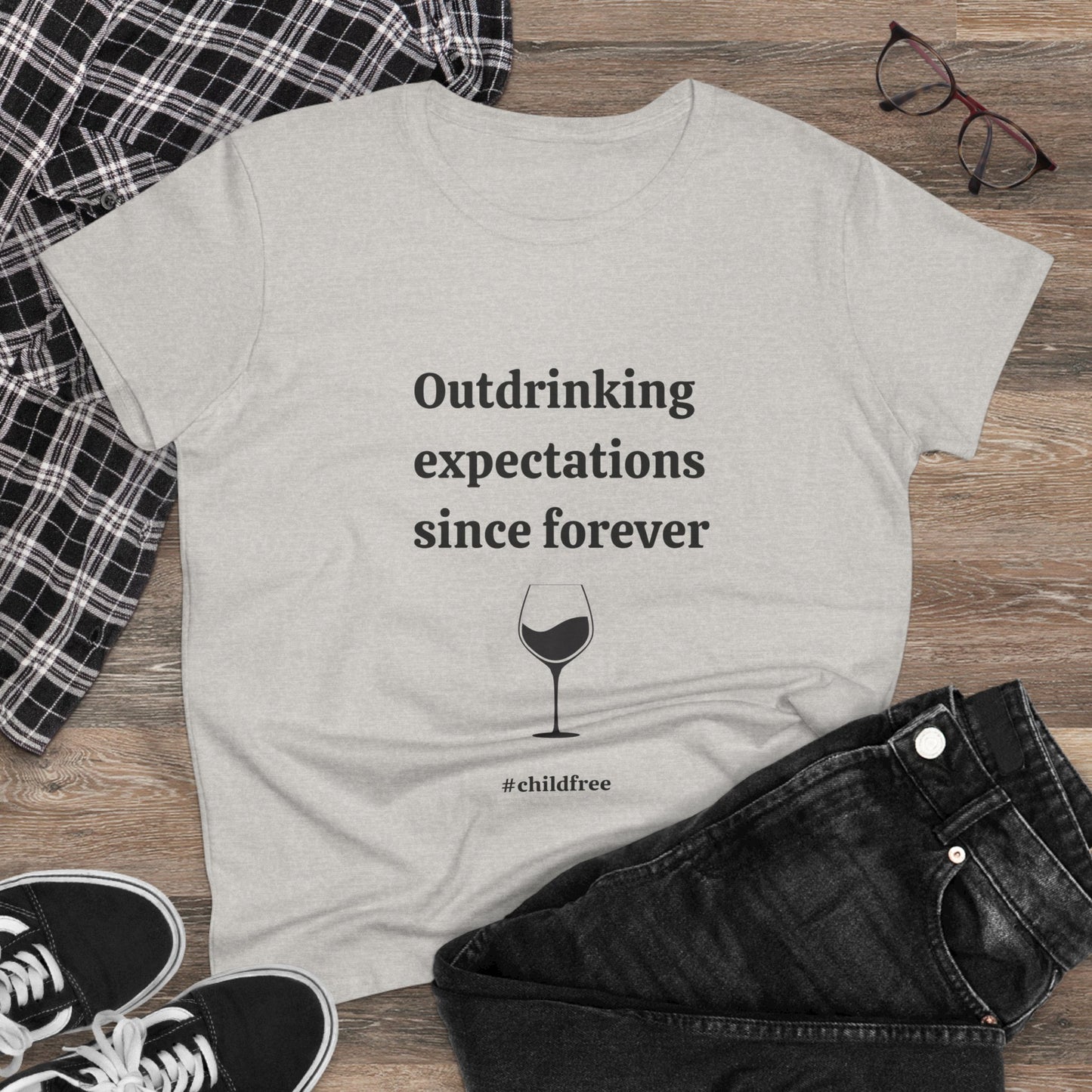 Midweight Cotton Tee: Outdrinking expectations since forever