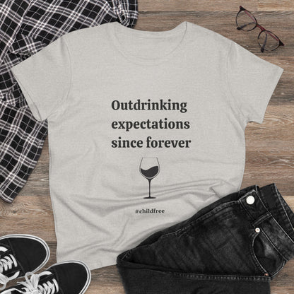 Midweight Cotton Tee: Outdrinking expectations since forever