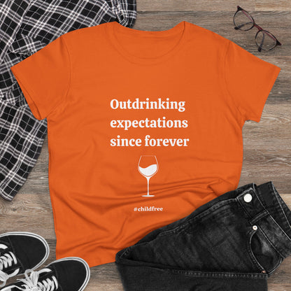 Midweight Cotton Tee: Outdrinking expectations since forever