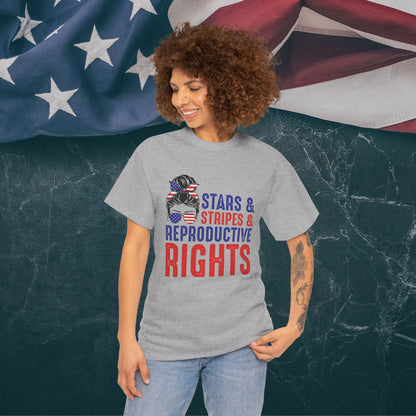 Independence Day T-shirt: Stars&Stripes, Reproductive Rights