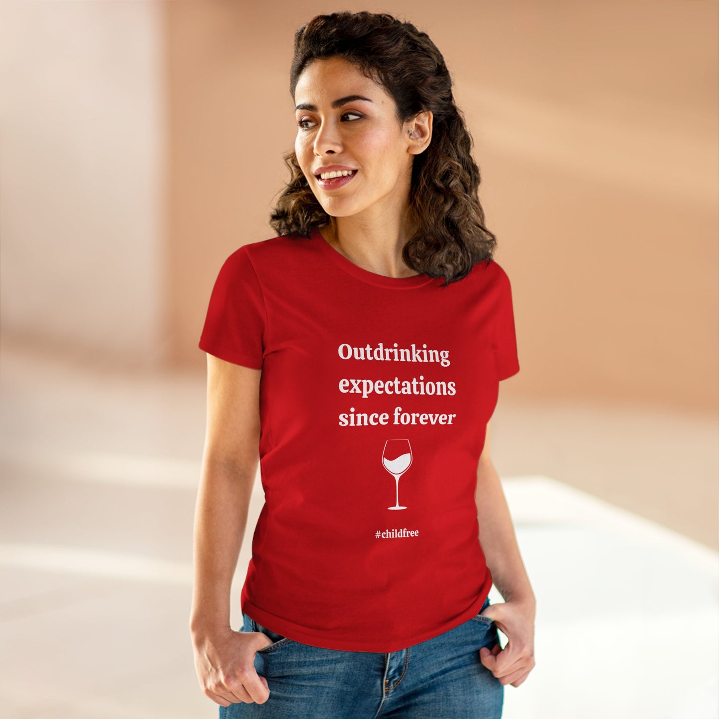 Midweight Cotton Tee: Outdrinking expectations since forever