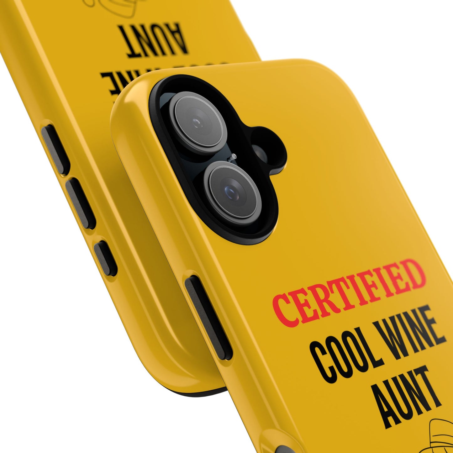 iPhone Case: Certified Cool Wine Aunt