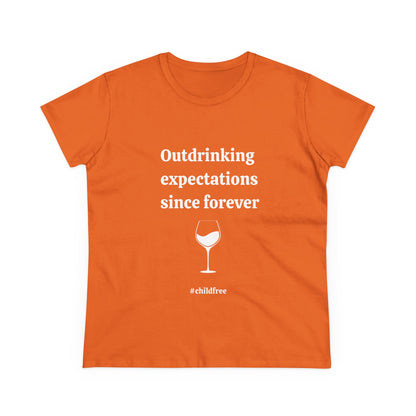 Midweight Cotton Tee: Outdrinking expectations since forever