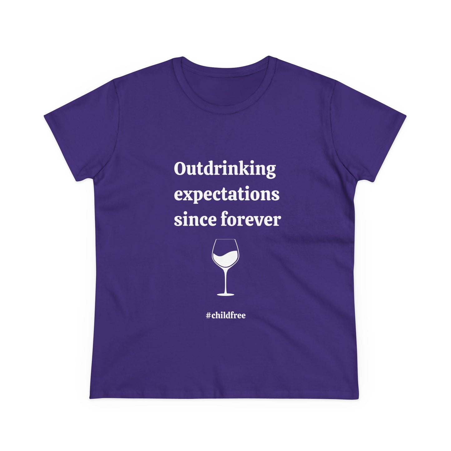 Midweight Cotton Tee: Outdrinking expectations since forever