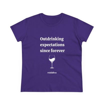 Midweight Cotton Tee: Outdrinking expectations since forever
