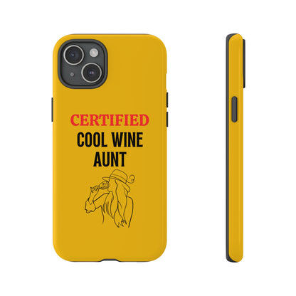 iPhone Case: Certified Cool Wine Aunt