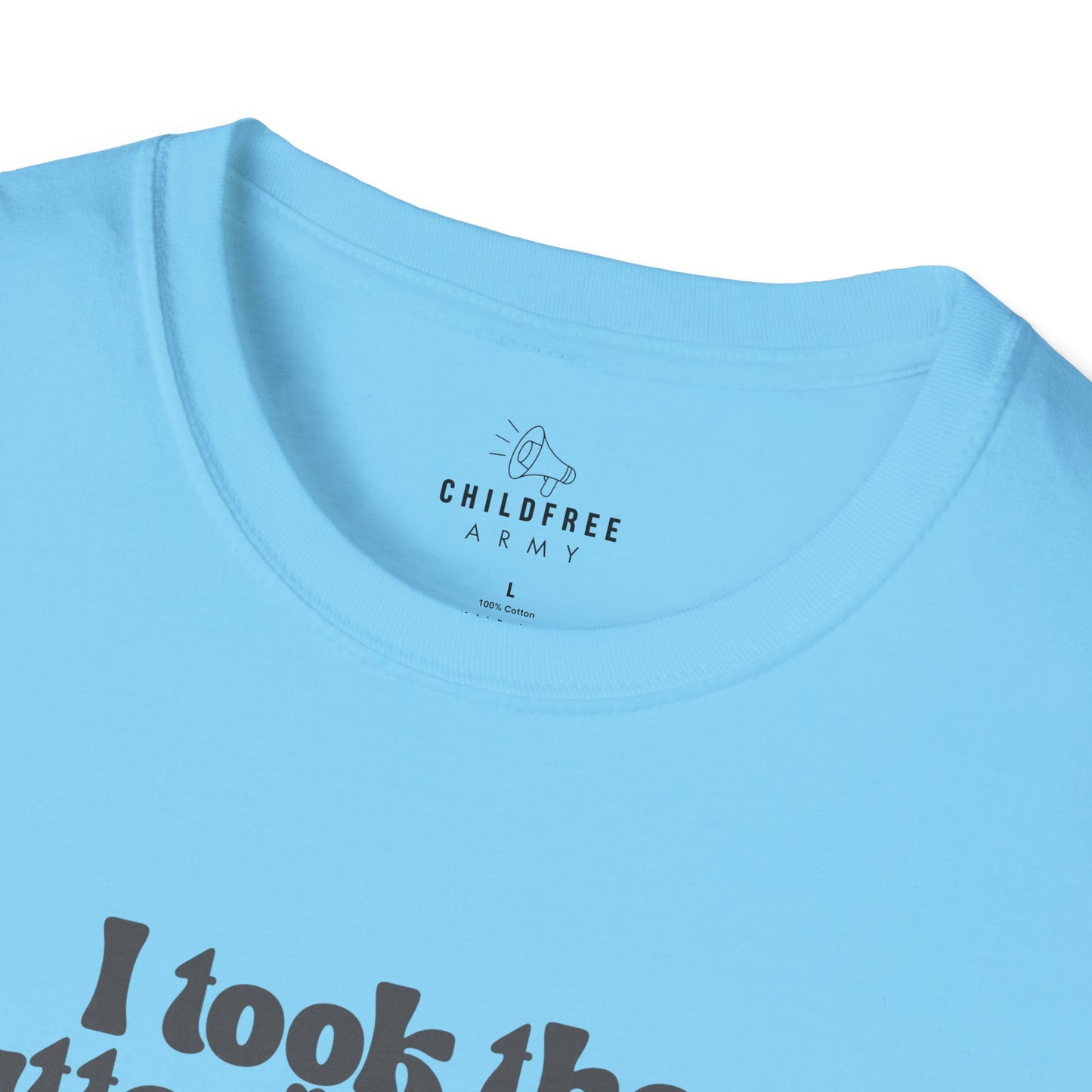 Sarcastic T-shirt: I Took the Batteries Out of My Biological Clock and Put Them in My Vibrator